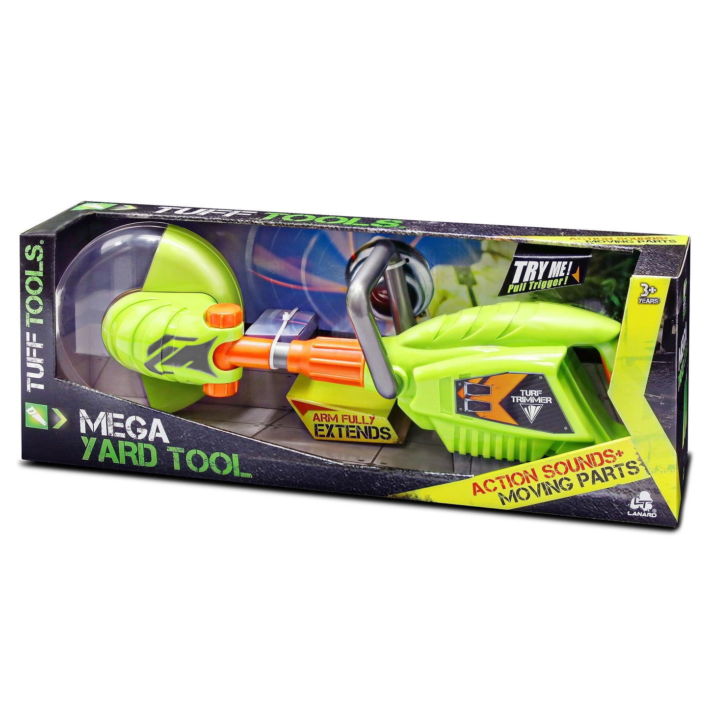 Lanard Tuff Tools: Weed Trimmer - Kids Lights & Sound Toy, Mega Yard Tool, Realistic Action Yard Work Toy, Battery Powered, Ages 3+
