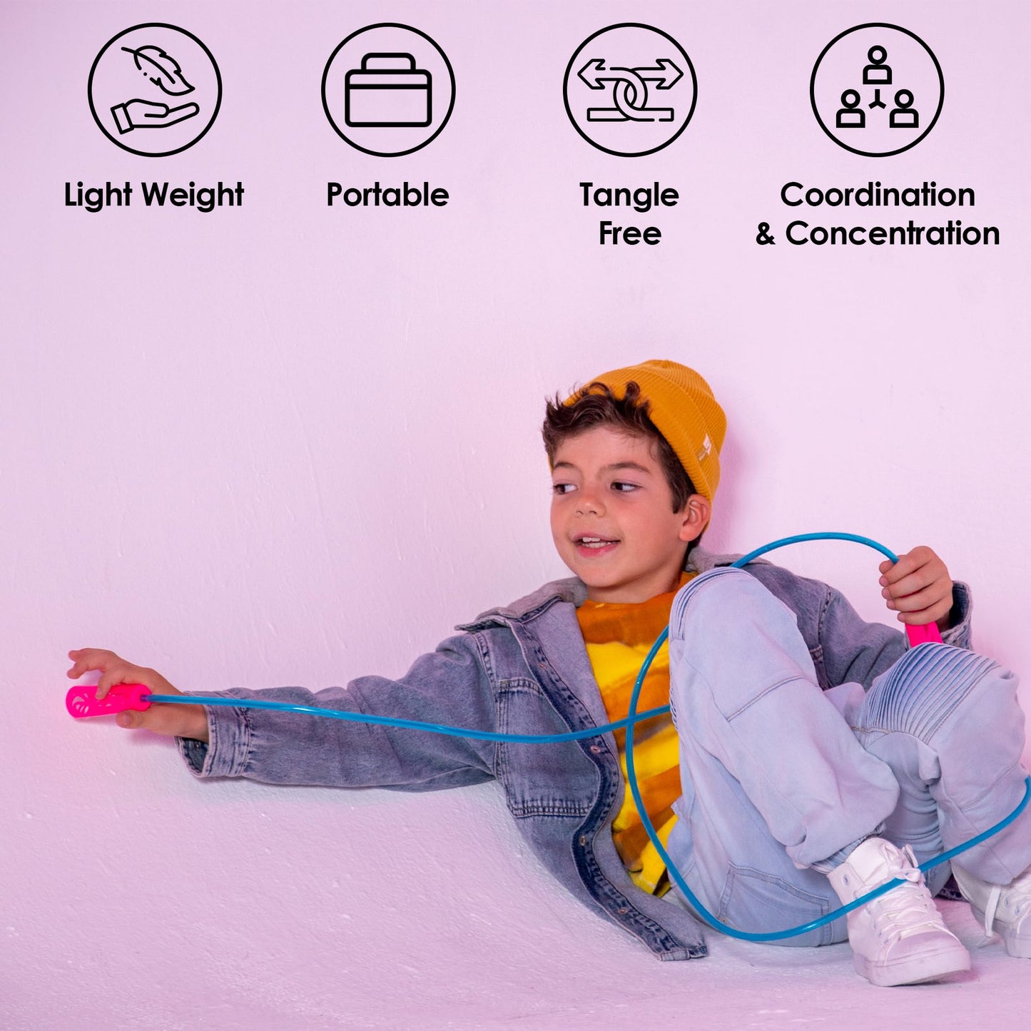 KESS Sunset Light Up Jump Rope