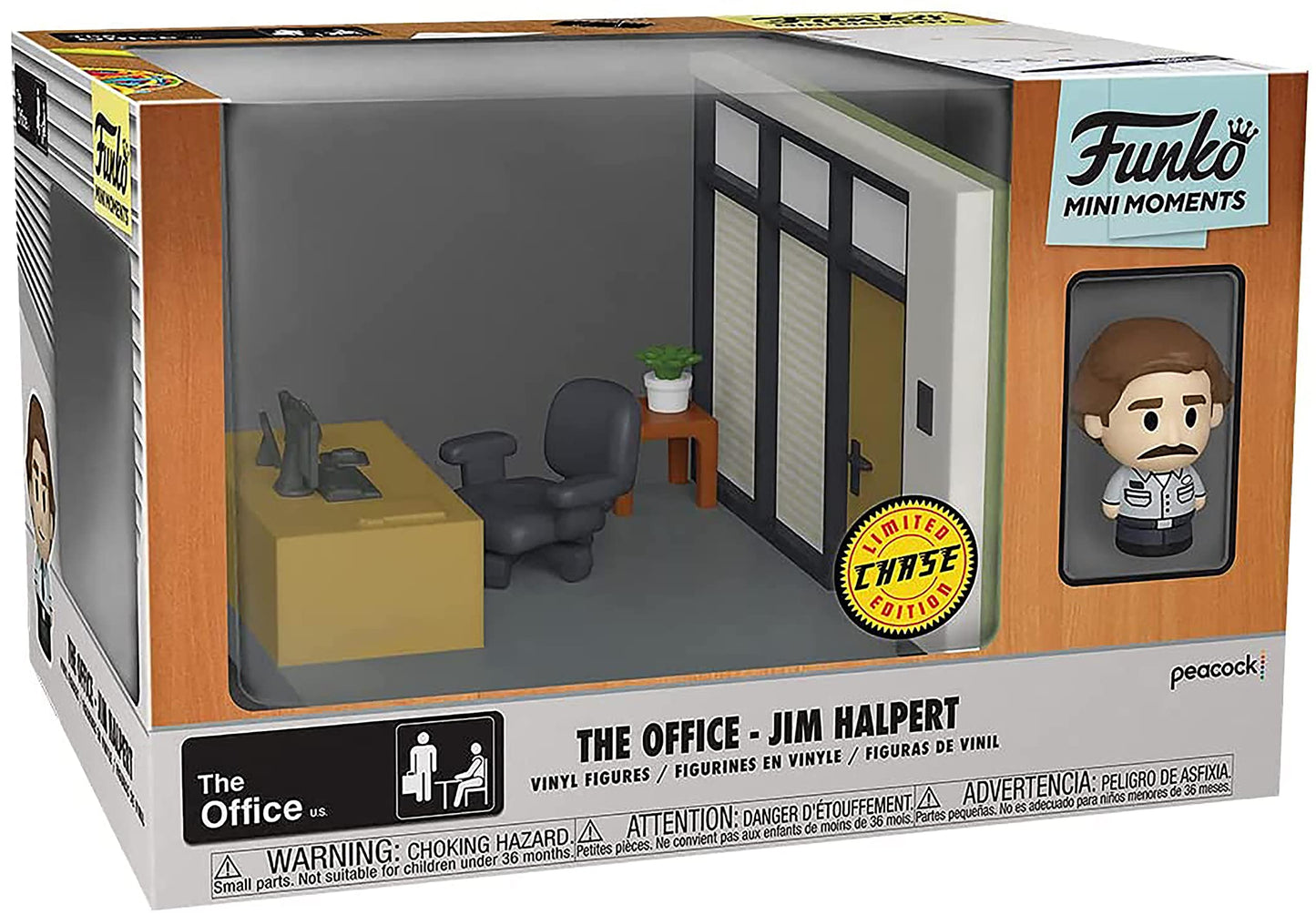 Funko POP TV Mini Moments: The Office - Jim with Chase (Styles May Vary), Multicolor (57390)