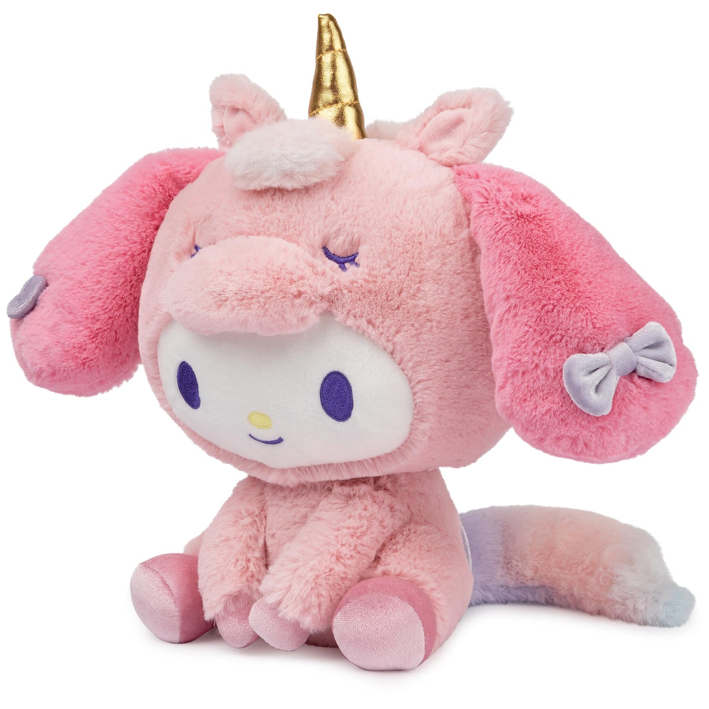 GUND Sanrio My Melody 9.5-Inch Plush Toy with Pink Unicorn Outfit; Ages 1+