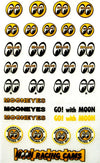Assorted Tiny Mooneyes Decals Remote Control Vehicle Stickers