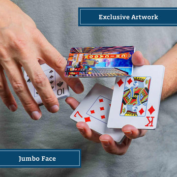 Boardwalk Puzzles Chicago, Featherlight Unique Playing Cards, Fun Themed Deck for Home and Travel
