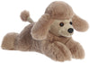 Aurora® Adorable Mini Flopsie™ Paysley Poodle Stuffed Animal - Playful Ease - Timeless Companions - Brown 8 Inches