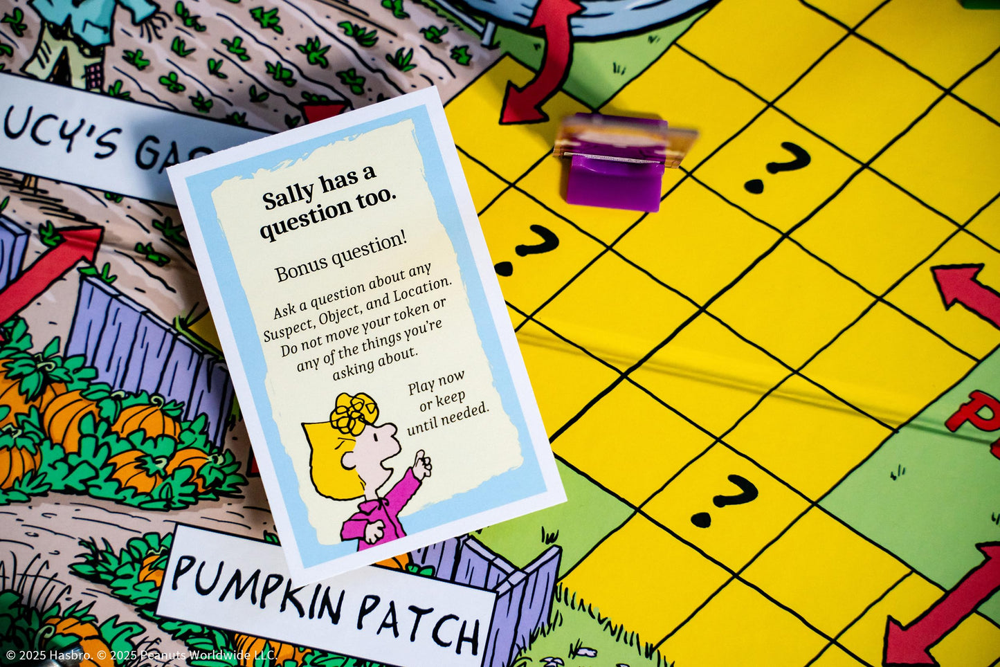 CLUE: Peanuts Board Game, Solve The Mystery of Linus's Missing Blanket with Charlie Brown, Snoopy, & Friends, Explore Iconic Locations Like Lucy’s