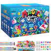 Kiditos Magic Water Elf Toy Kit-Squishies for Kids, 25 Gels & 20 Molds, Magic Gel Water Pets Sensory Toy, Fun DIY Craft Kit, Party Favors, Birthday