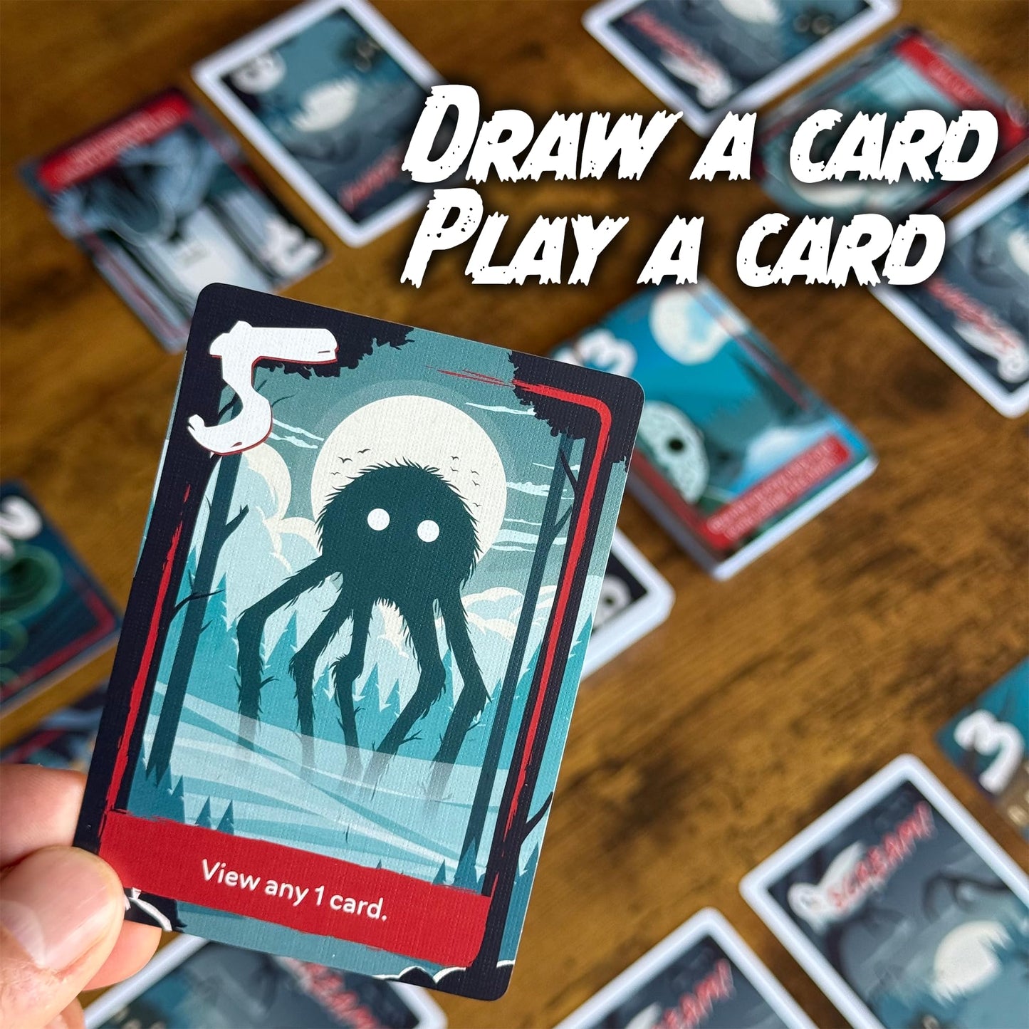 Scream! Card Game - Spooky, Silly Fun for Game Night | Easy to Learn | Plays in Under 30 Minutes | 3-5 Players | Great for Teens, Adults & Families |
