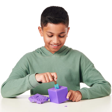 Treasure X Minecraft Caves & Cliffs Multi Pack. Overworld Minecraft Characters. Mine, Discover & Craft with 10 Levels of Adventure & 12 Mine & Craft