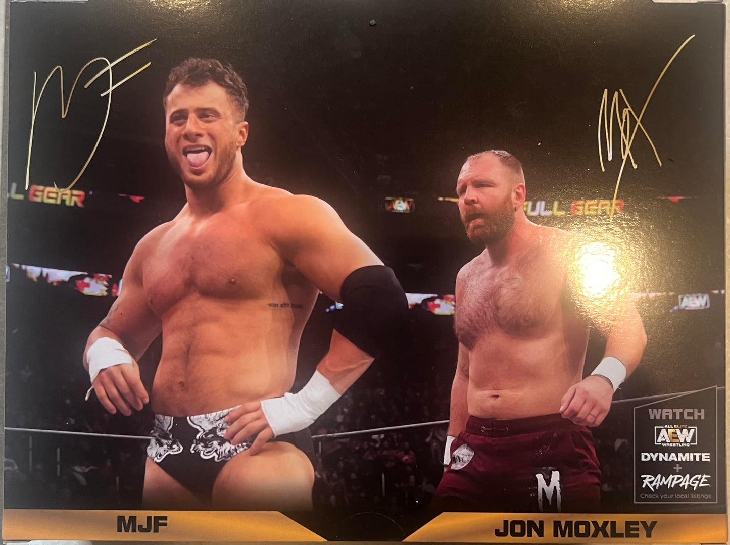 AEW All Elite Full Gear Exclusive Jon Moxley + MJF Action Figure 2 Pack