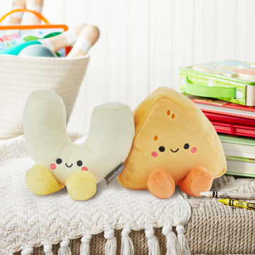 Hallmark Better Together Magnetic Plush (Mac and Cheese) 5" Stuffed Toys, Easter Gifts for Kids