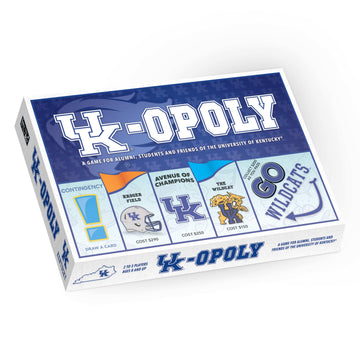 Late for the Sky University-Themed Opoly Board Game, 2-6 Players, Family Party Strategy, Tokens & Campus Locations, Gift for Students, Alumni and Fans