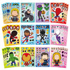 36 Sheets Cute Superhero Stickers for Teen Make Your Own Movie Sticker Make a Face Stickers for Teens Girls Boys, Classroom Rewards Movies Themed Art