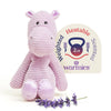 warmies Microwavable & Weighted Stuffed Animals, Hippo - Soothing Heated Stuffed Animal - Dual Heat & Chill Comfort - Calming Comfort for Adults