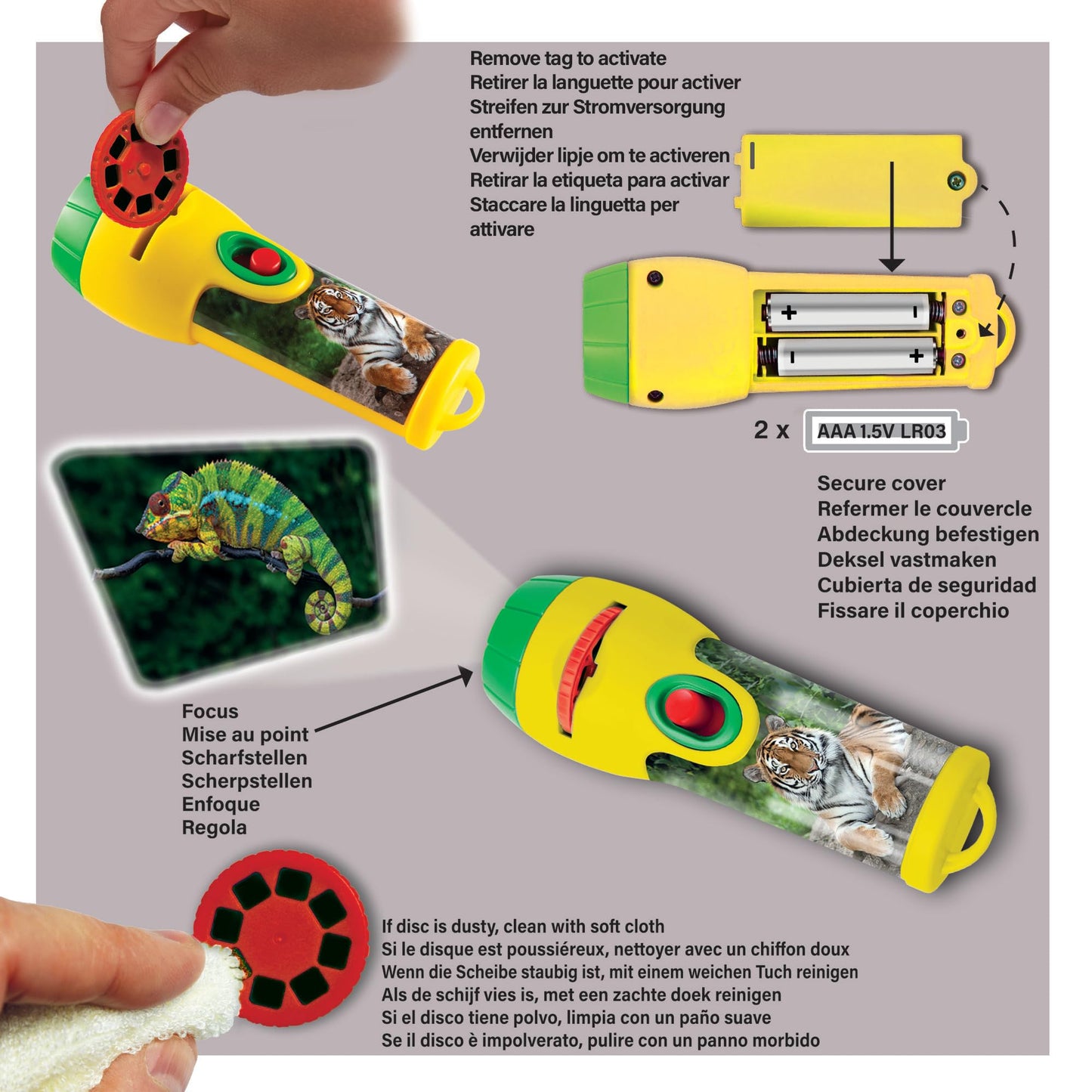 Animal Flashlight and Projector