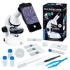 The Thames & Kosmos Microscope Essential STEM Tool with Smartphone Adapter to Capture & View Microscopic Images, Entry-Level Student Science Device