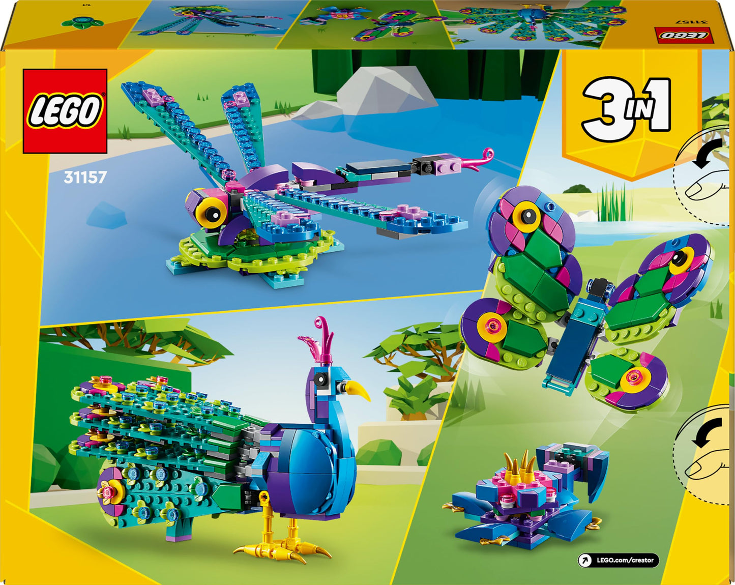 LEGO Creator 3-in-1 31157 - Exotic Peacock