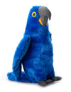 The Petting Zoo Hyacinth Macaw Stuffed Animal Plushie, Gifts for Kids, Earth Keeperz Rainforest Animals, Zoologee Blue Hyacinth Macaw Plush Toy, 12