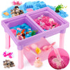 Unicorn & Axolotl 2 in 1 Sand and Water Table, Sensory Table With sand