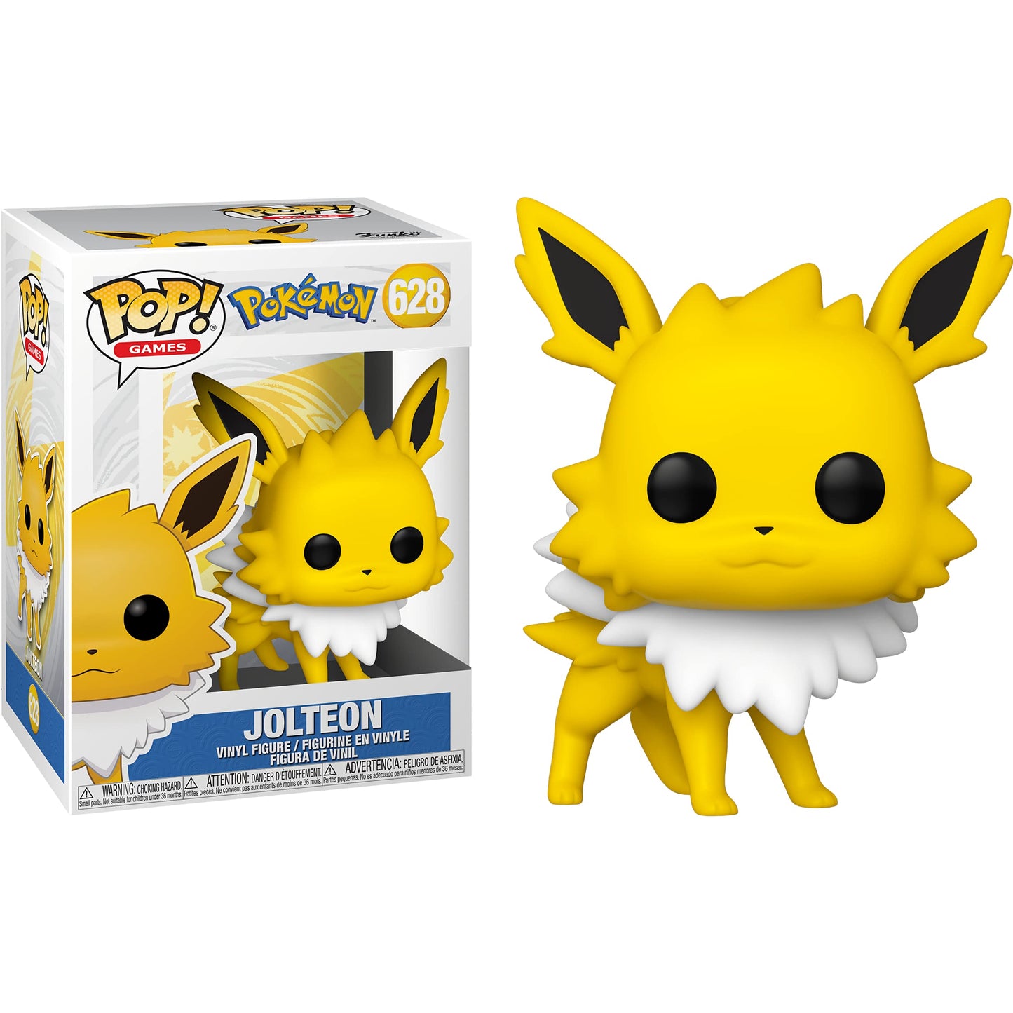 Jolte o n: Fun ko P o p ! Games Vinyl Figurine Bundle with 1 Compatible 'ToysDiva' Graphic Protector (628-50546 - B)