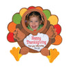 Fun Express Thanksgiving Turkey Picture Frame Magnet Craft Kit - Makes 12 Fall Crafts for Kids Ages 4-8 | DIY Foam Activities for Classroom, Party