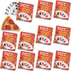 Fun Express 2 3/4" x 3 1/4" Pizza-Styled Triangle Playing Cards - 12 Pieces