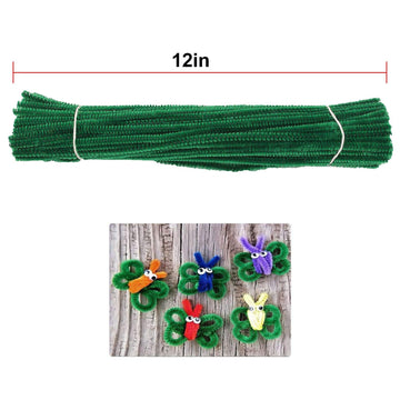 2000 Pieces Pipe Cleaners Assorted Colors Chenille Stems for DIY Art Craft Decorations, 20 Colors Craft Pipe Cleaners for Creative School Projects, 6