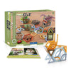 Guidecraft PowerClix Frames Natural - 74 Piece Set: Magnetic Construction Building Kit for Creative Open-Ended Play, STEM Learning & Educational Toys