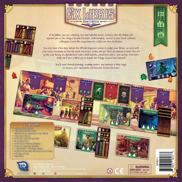 Renegade Game Studios Ex Libris Board Game: Strategy Worker Placement for Family Game Night, Ages 10+
