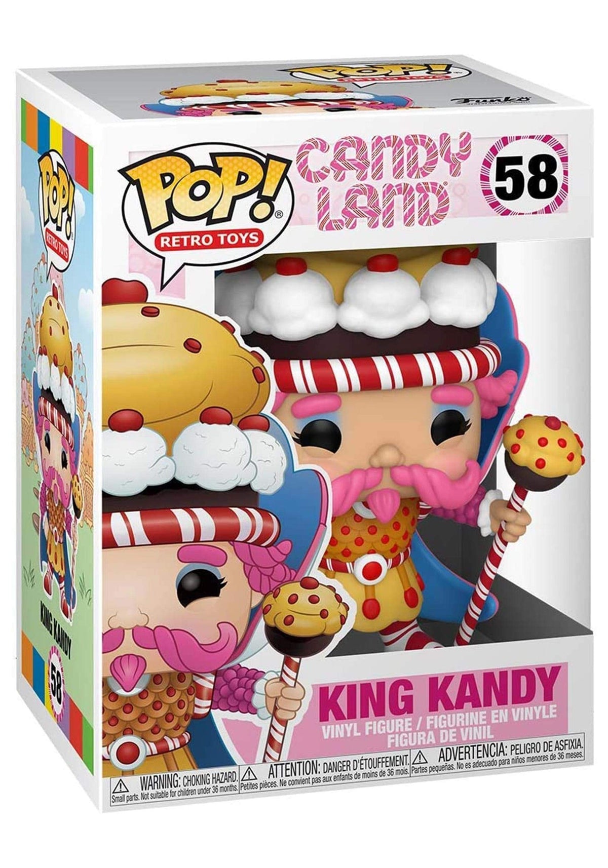 Funko POP Retro Toys: Candyland - King Kandy, Multicolor, Standard