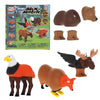 POPULAR PLAYTHINGS Magnetic Forest Animals for Toddlers 1-3, Mini Mix or Match Animal Toys, Gift for Kids, Set of 4
