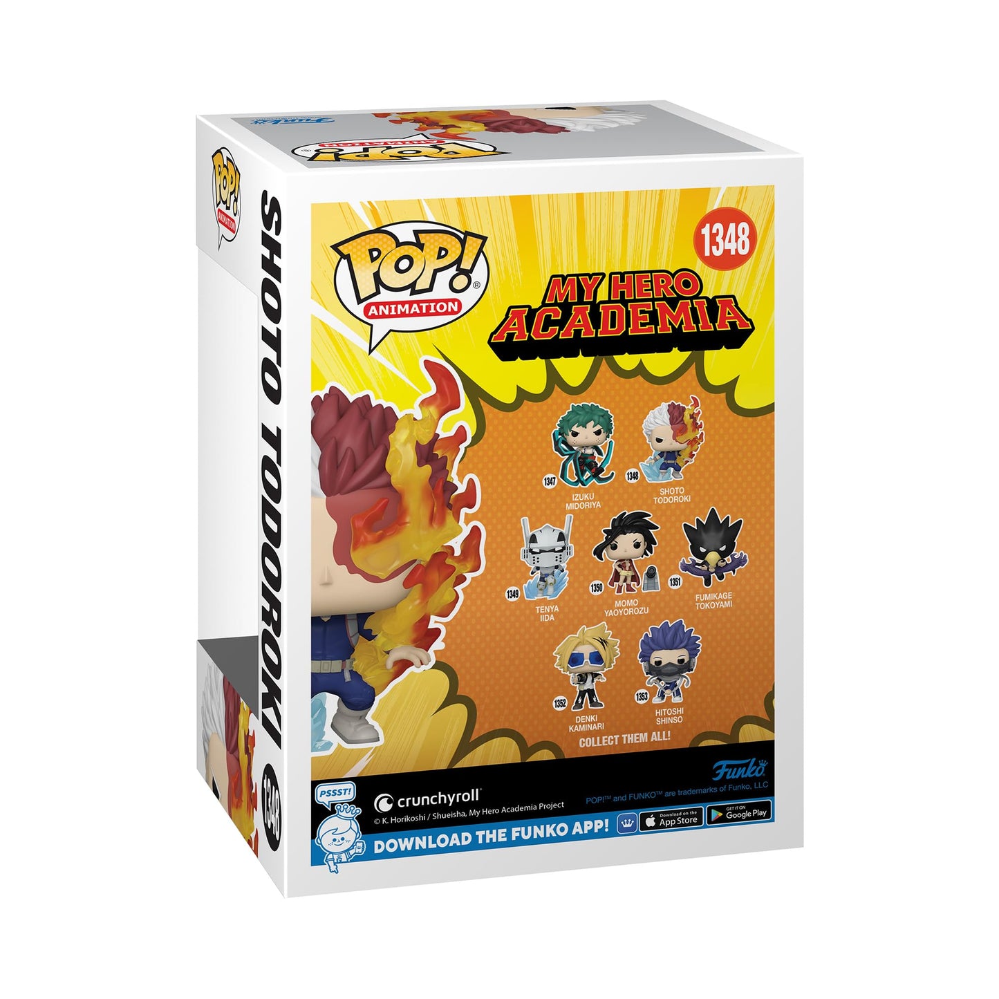 Funko POP! Animation My Hero Academia Shoto Todoroki (Glow in The Dark), Exclusive