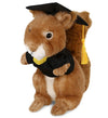 DolliBu Squirrel Graduation Plush Toy - Soft Huggable Graduation Stuffed Animal Dress Up with Gown and Cap with Tassel Outfit with Personalization