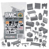 BMC Classic Marx Military Base Camp - 44pc Plastic Army Men Playset Accessories