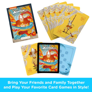 Aquarius Avatar The Last Airbender Shaped Playing Cards - Themed Novelty Deck with 52 Unique Designs - Collectible Merchandise Gift for Teens