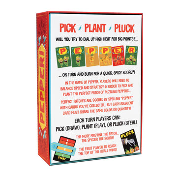 Pepper! Card Game - Fun Family & Party Game for Kids & Adults, Ages 8+, 2-8 Players, 30-Minute Gameplay, Easy to Learn Spicy Strategy Game