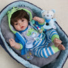 CHAREX Lifelike Reborn Baby Dolls Boy Lucas - 18 Inch Baby Toddler Soft Body Realistic Newborn Baby Doll Real Life Baby Dolls Toy Gift with