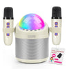 Karaoke Machine for Kids Adults Unique Astronaut Shape Portable Bluetooth Speaker with Wireless Microphone Home Party KTV Birthday for Girls Boys