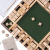 Lingle 11.8 Inch Shut The Box Dice Game, 2-4 Player Wooden Board Table Math Games, Classic Shut The Box Board Game