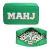 Ahdoma Mahjong Tile Bag Mahjong Bag with Zipper Travel Mahjong Carrying Case Storage Pouch Gifts for Mahjong Lovers Accessories