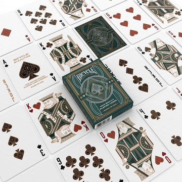 Bicycle Byzantine Playing Cards, Silver and Gold Foil, 1 Deck