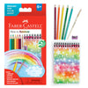 Faber-Castell How to Rainbow Watercolor Pencils Set - Kids Painting Kits, Art Kit for Kids 6-8+
