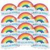 Fun Express Rainbow Magnet Craft Kit for Kids - 12 Pieces - Creative DIY Crafting with God Keeps His Promises Theme - Self-Adhesive Foam - Perfect