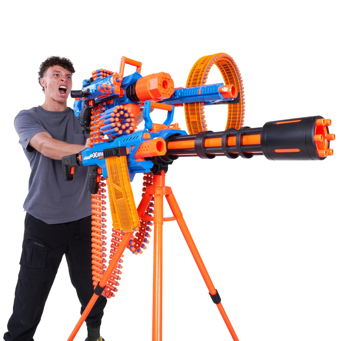 XSHOT Insanity Micro Blaster Dual Pack by ZURU with 48 Air Pocket Technology Foam Darts and Dart Storage, Outdoor Toy for Boys and Girls, Teens