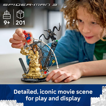LEGO Marvel Epic Battle: Spider-Man vs. Sandman Building Toy for Boys & Girls - Super Hero Playset W/Venom, Sandman, & Spider-Man Minifigures - Gift