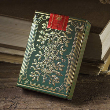 theory11 Monarch Playing Cards Green - Emerald Collector Style Poker Deck for Magic, Cardistry, Game Night, Party Games, Solitaire, Blackjack, Gifts