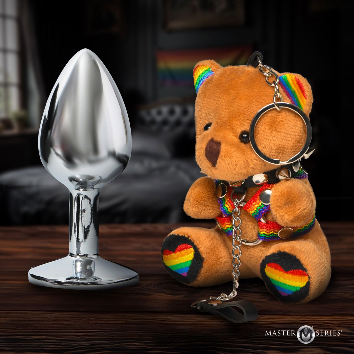Master Series Pride Themed Plush Little Keychain Bear - Great Fun Novelty Gift Idea for Pride Month - 1 Piece