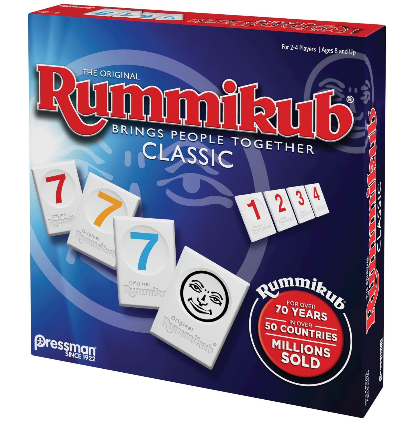Pressman Rummikub - The Original Rummy Tile Game | Exciting Family Game of Strategy and Luck | Promotes STEM Skills | For Kids, Teens, Adults | 2-4