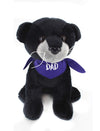 Plushland Plush Stuffed Animal 10 Inches With Dad Bandana Personalized Gift - Great Present for Fathers Day, Valentine Day, Thanksgiving Birthday