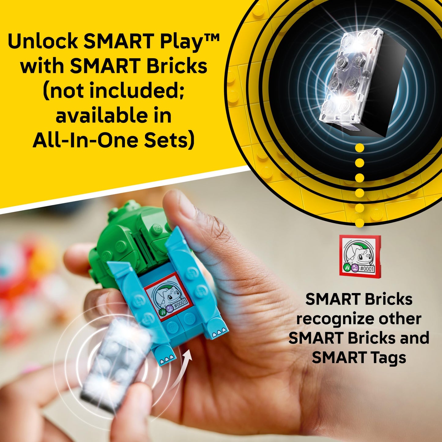 LEGO Pokémon SMART Play: Berry Bash with Bulbasaur and Bidoof 72155