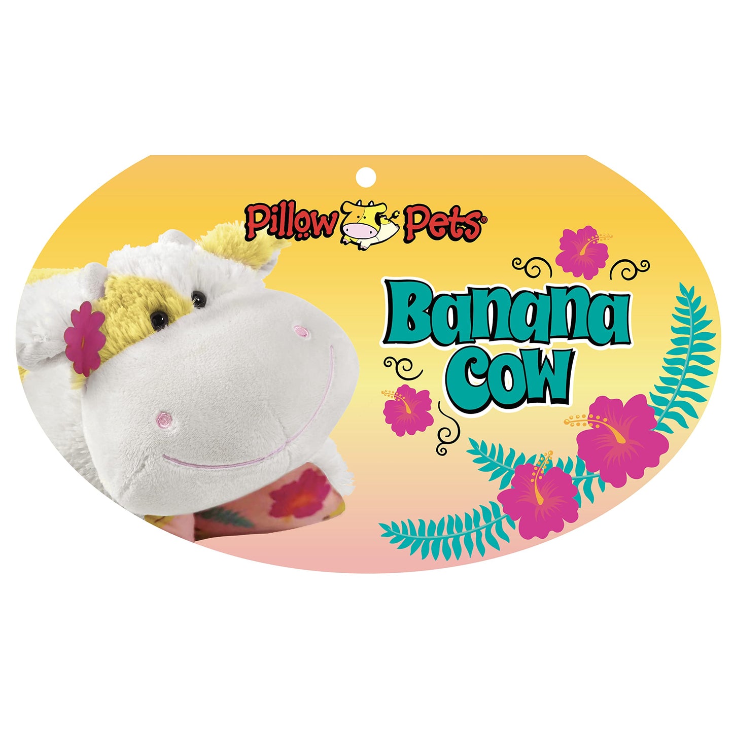 Pillow Pets Sweet Scented Banana Cow, 18" Plush Toy