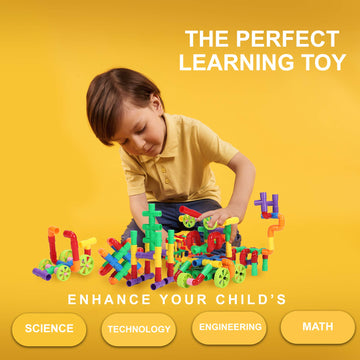 KAKATIMES STEM Building Blocks Toy for Kids, Educational Toddlers Preschool Brain Toy Kit, Constructions Toys for 3 4 5 6 7 8 Years Age Boys